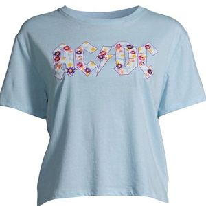 ACDC FLORAL CROP TOP